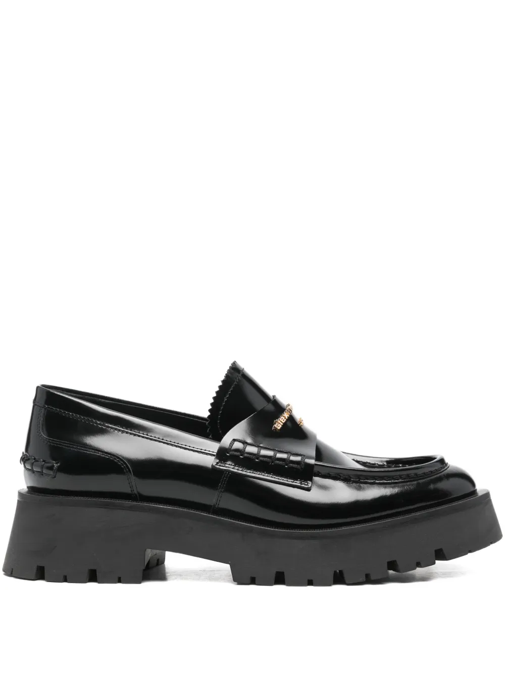 Pre-Owned Alexander Wang lug-sole loafers | Black | Image 1