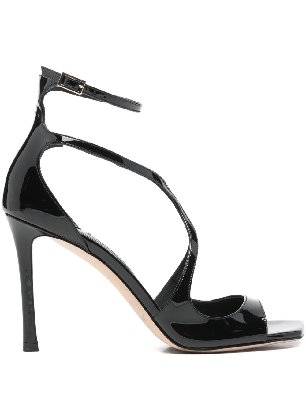Jimmy Choo Pre-Owned Azia square-toe sandals | Black | Image 1
