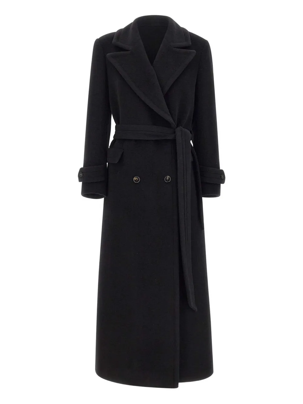 Tagliatore Cabanjacke mit Gürtel - Schwarz