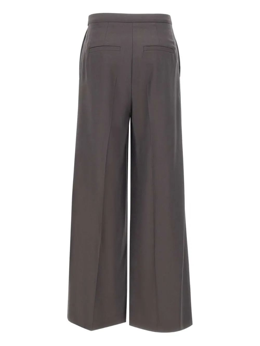 LouLou de Saison Pratt broek met geplooide voorkant en ceintuur - Grijs