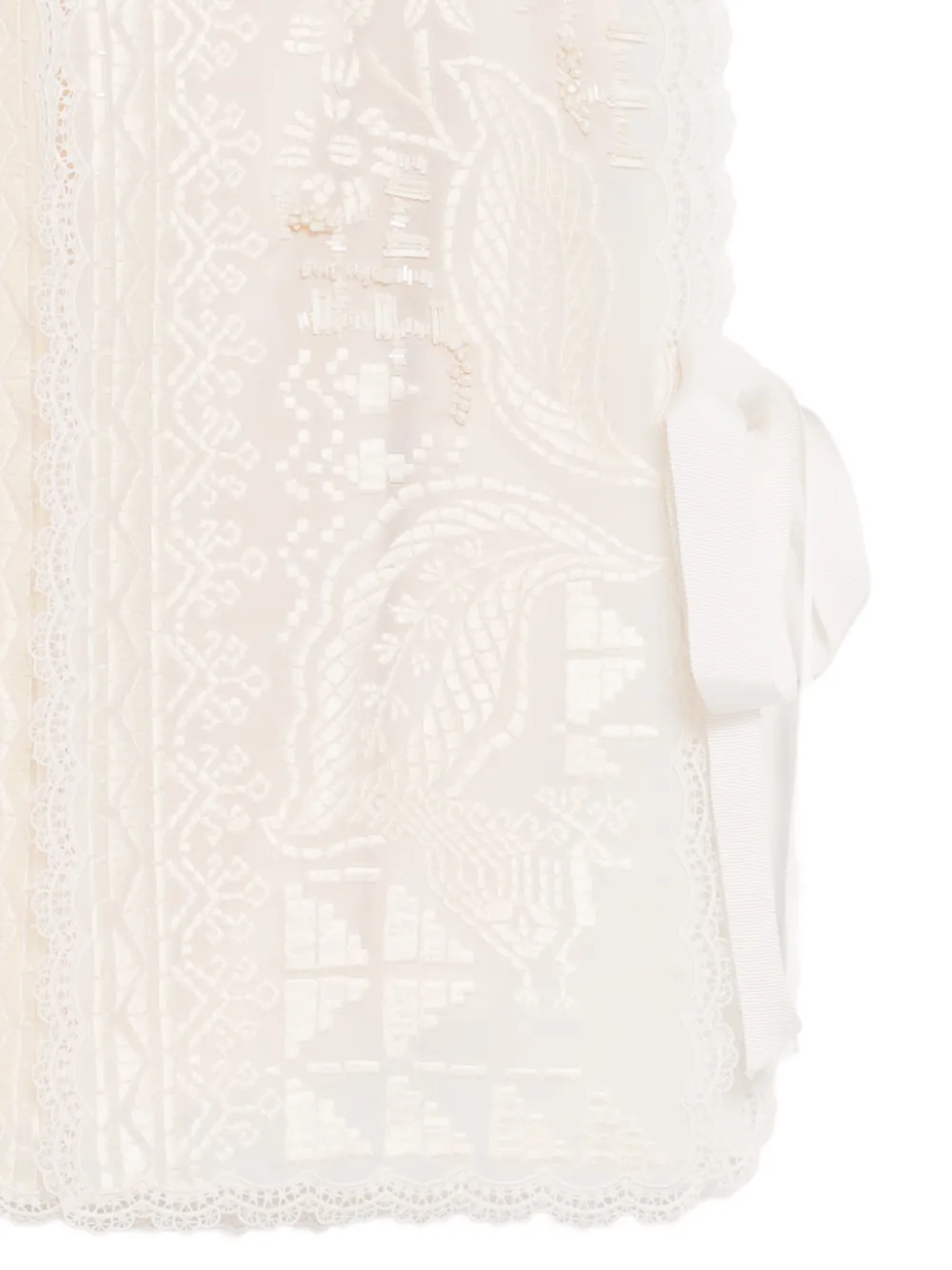  Biyan Graphic-embroidered Vest - Neutrals 