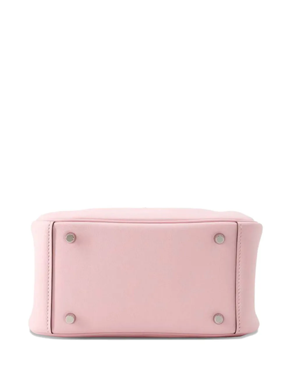 Pre-owned Hermes 2025 Mini Swift Lindy 20 Satchel In Pink