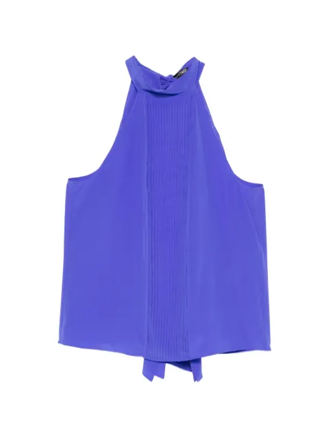 TOM FORD pleated tie neck top