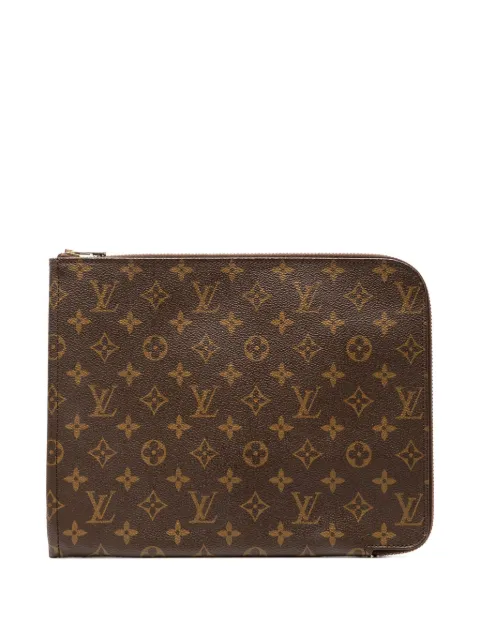 Louis Vuitton Pre-Owned 1985 Monogram Poche Documents Portfolio 30 clutch bag