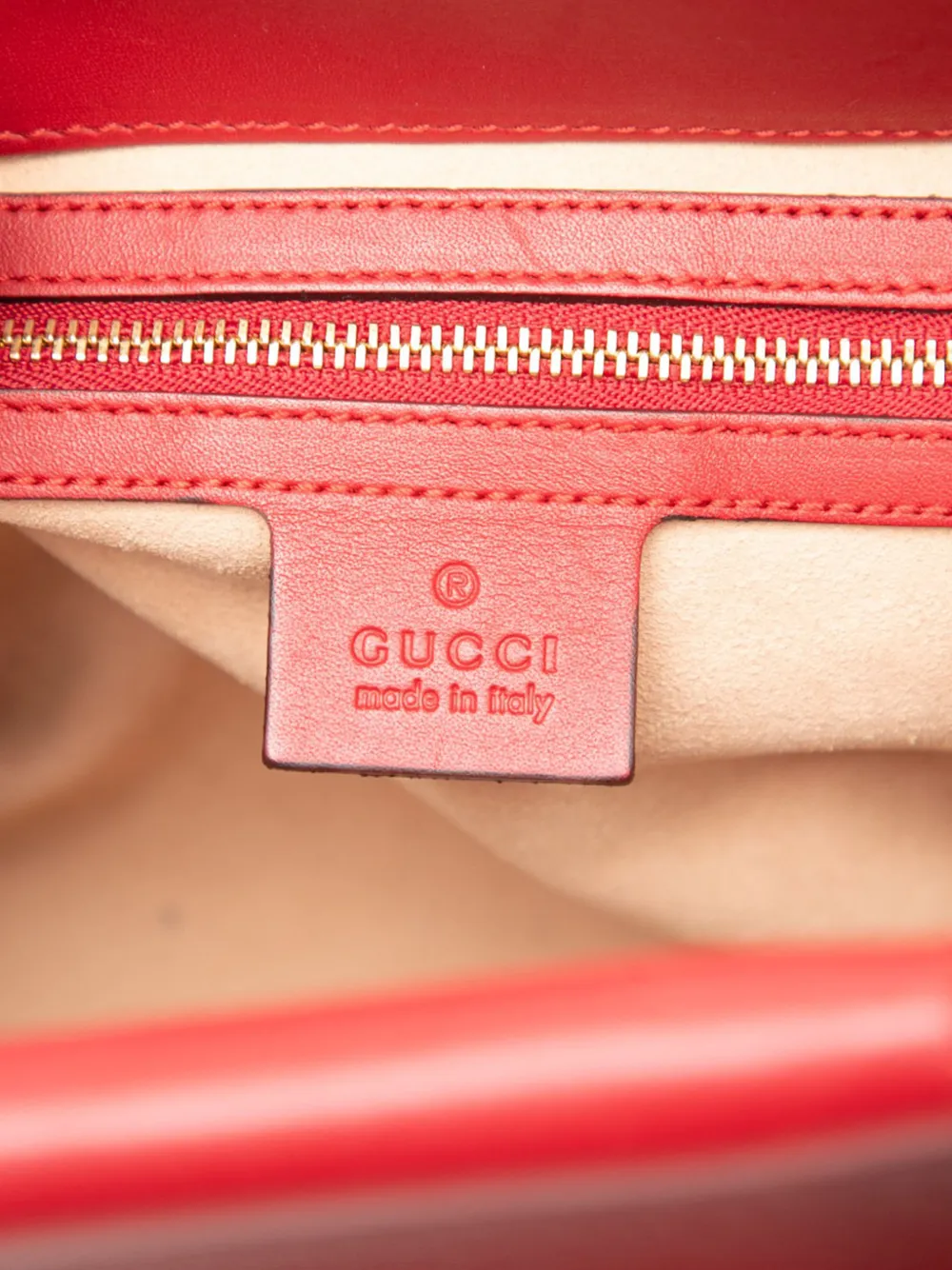 2016-2025 Small Leather Bamboo Nymphaea Satchel