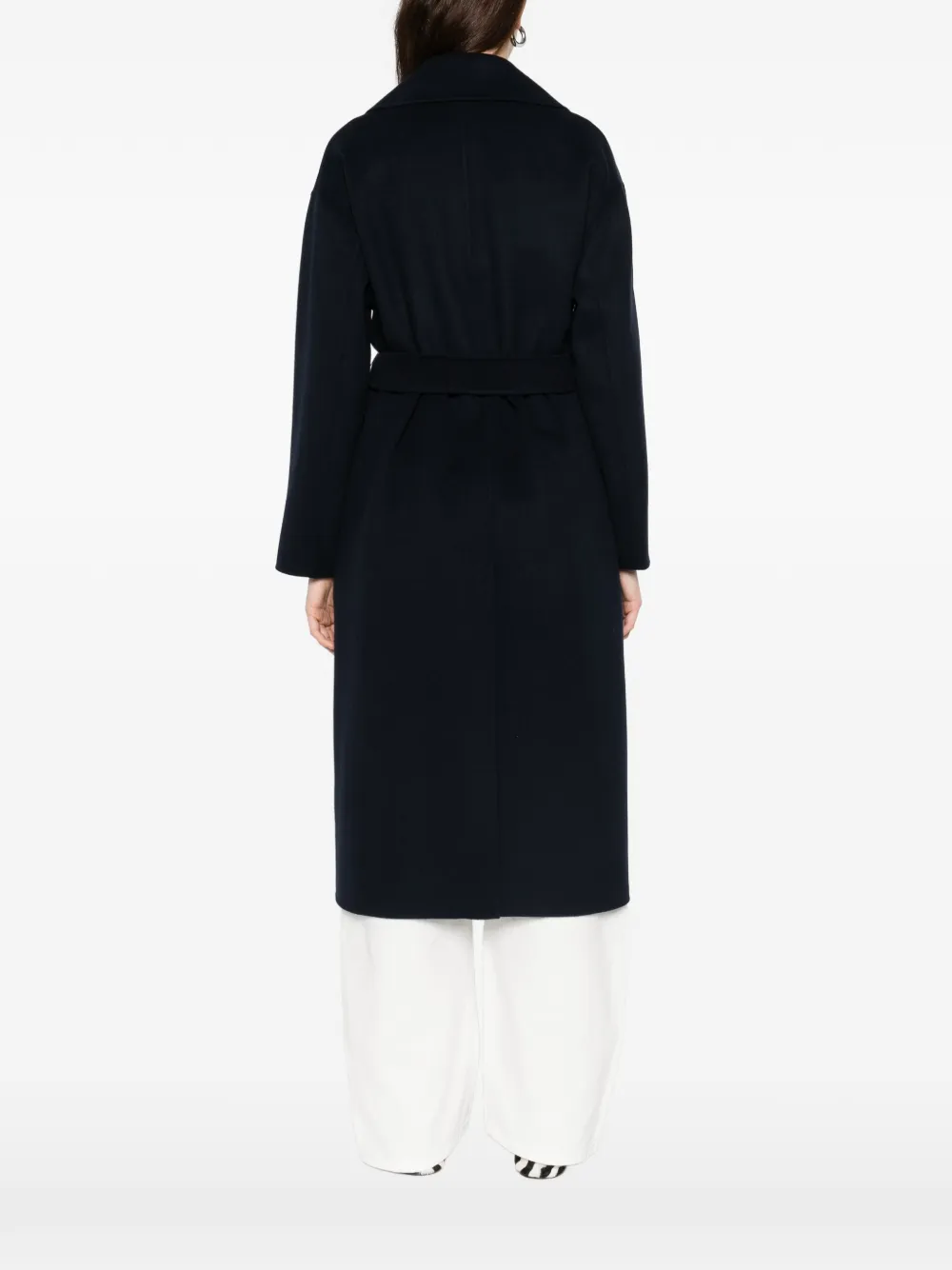 'S Max Mara Hobby jas met ceintuur Blauw