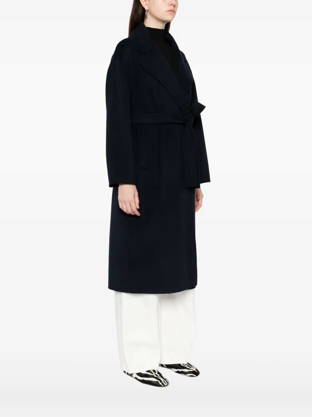  's Max Mara Hobby Belted Coat - Blue 