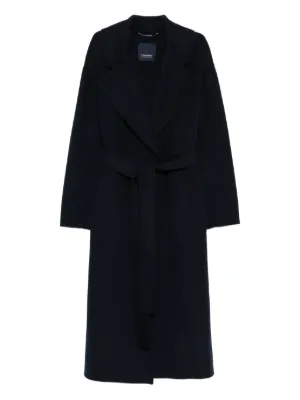 S Max Mara virgin-wool Coat | Blue | FARFETCH RO