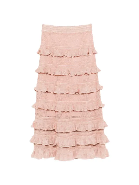 ZIMMERMANN ruffled maxi skirt