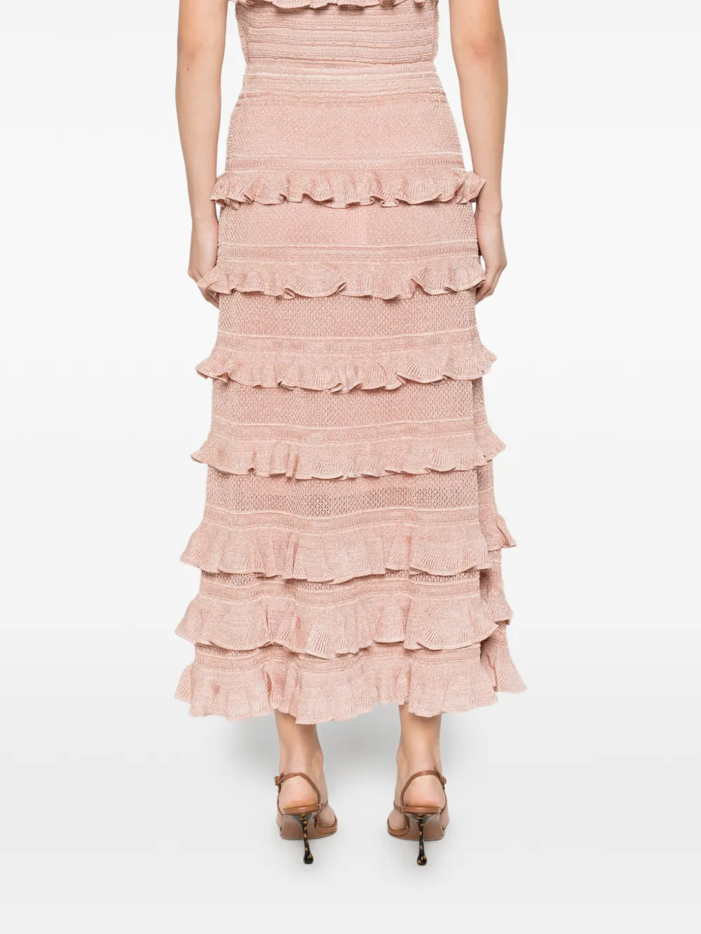 Ruffled Maxi Skirt