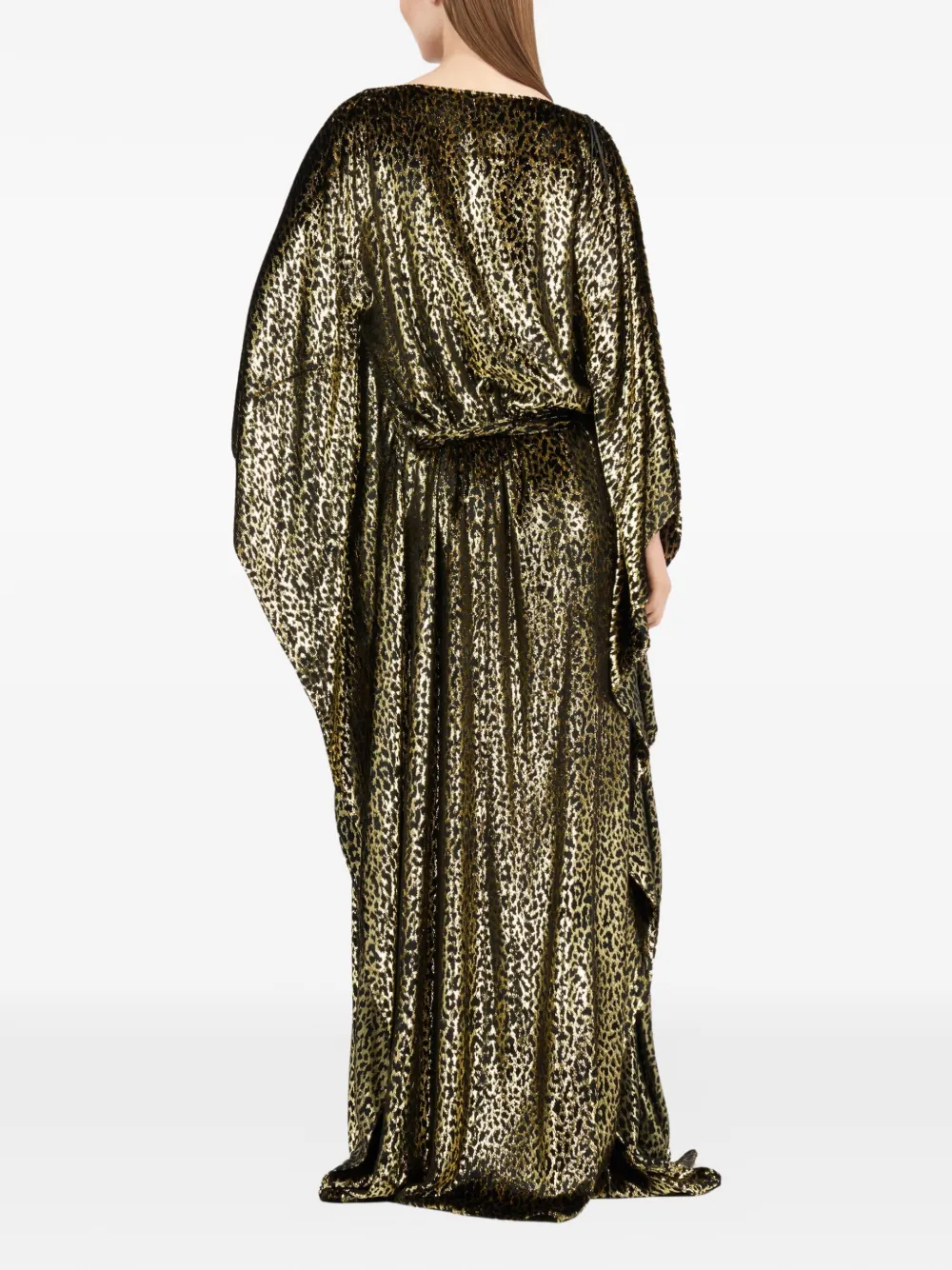 Roberto Cavalli Tuniekjurk met luipaardprint Goud