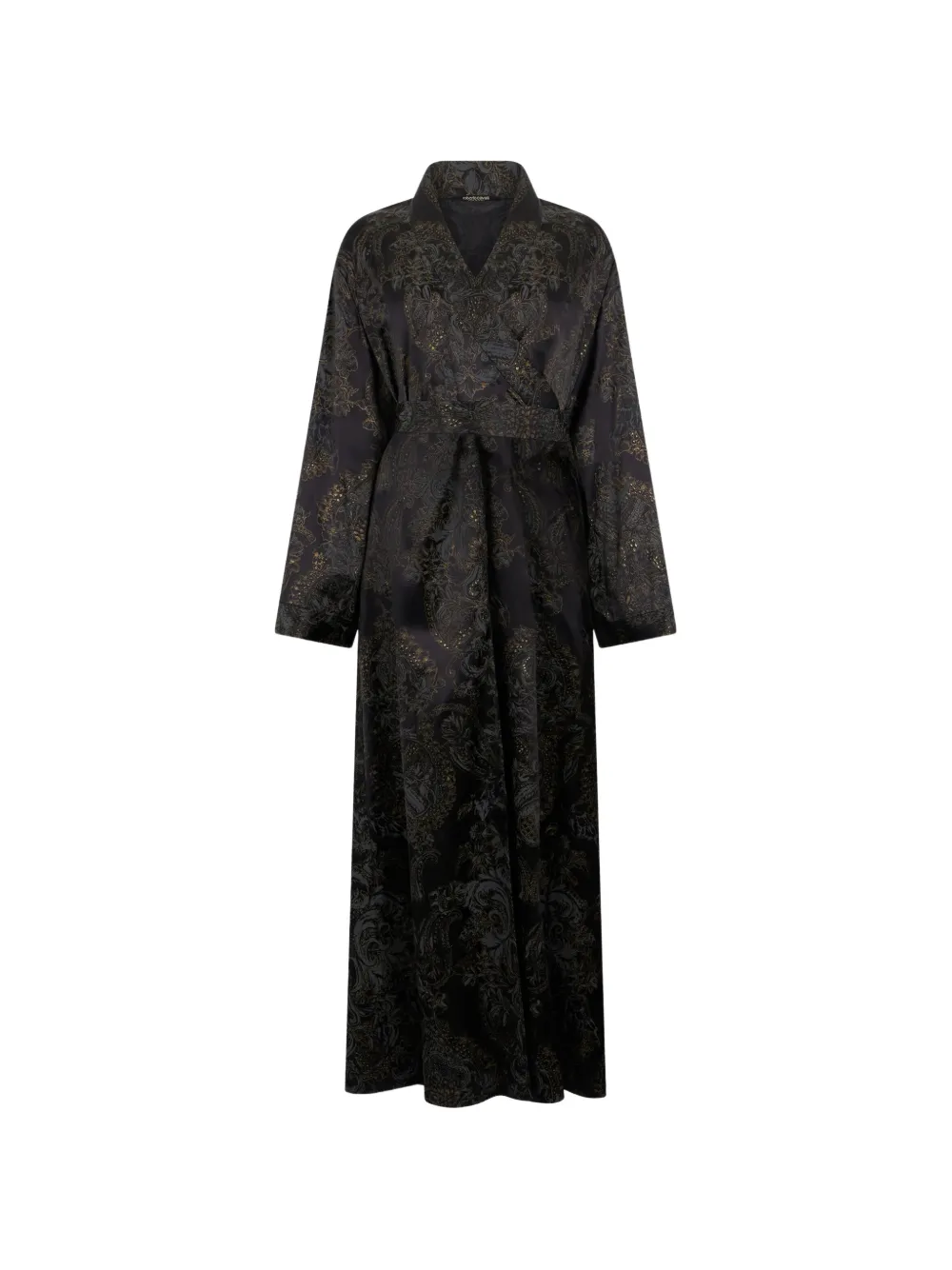 Roberto Cavalli Abito con spacco laterale - Nero