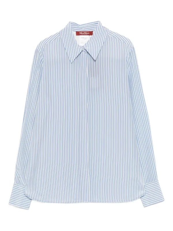 Max Mara Flirt ストライプ シャツ | ホワイト | FARFETCH JP