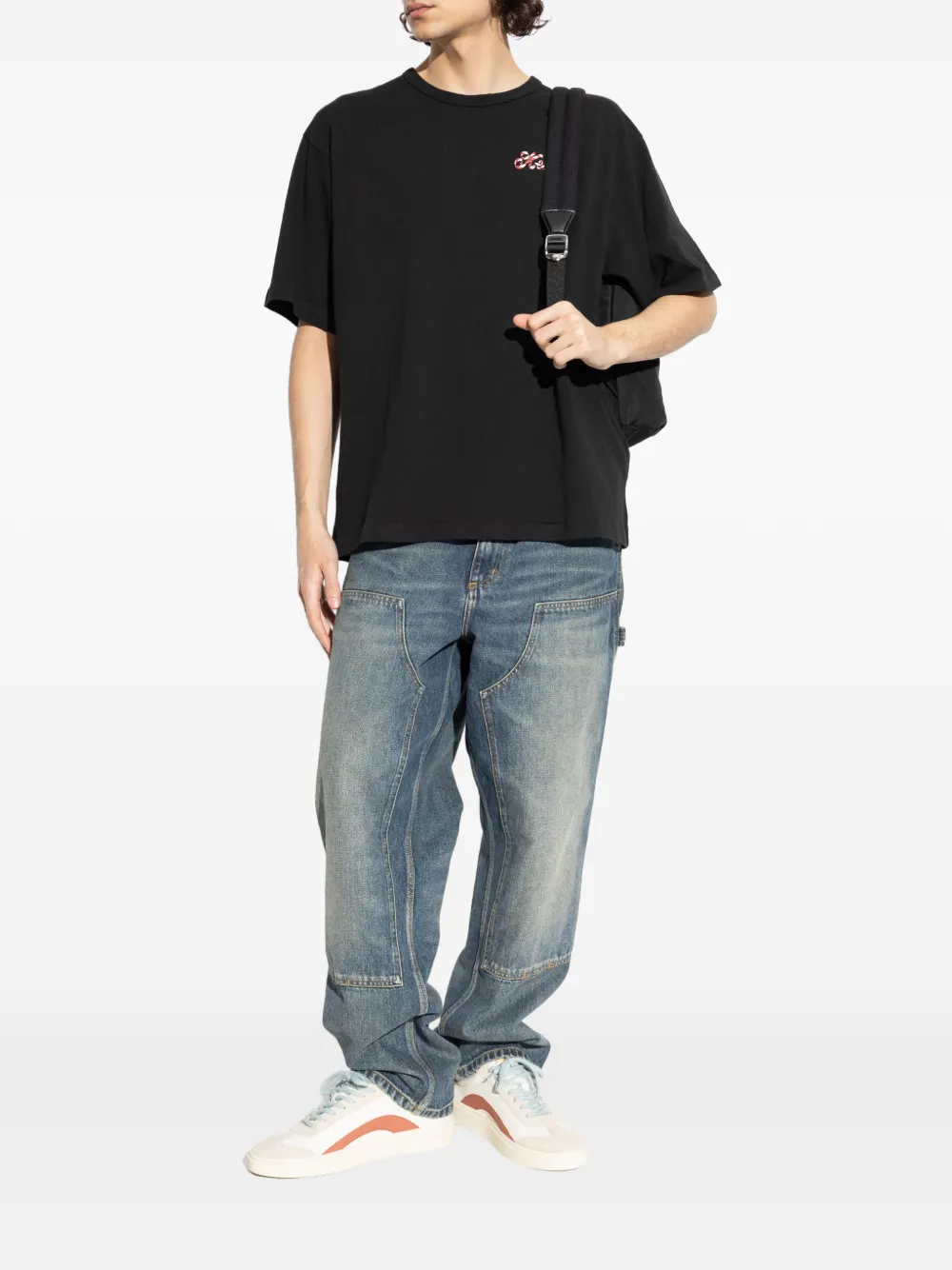 Kenzo Winter Holidays T-shirt met logo - Zwart