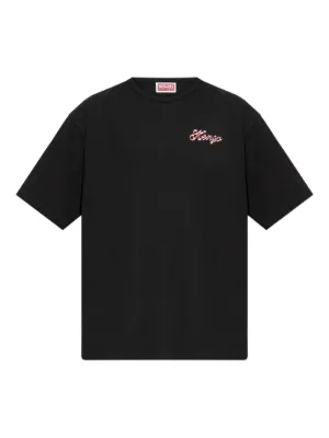 Kenzo Winter Holidays rabbit-print T-shirt | Black | FARFETCH