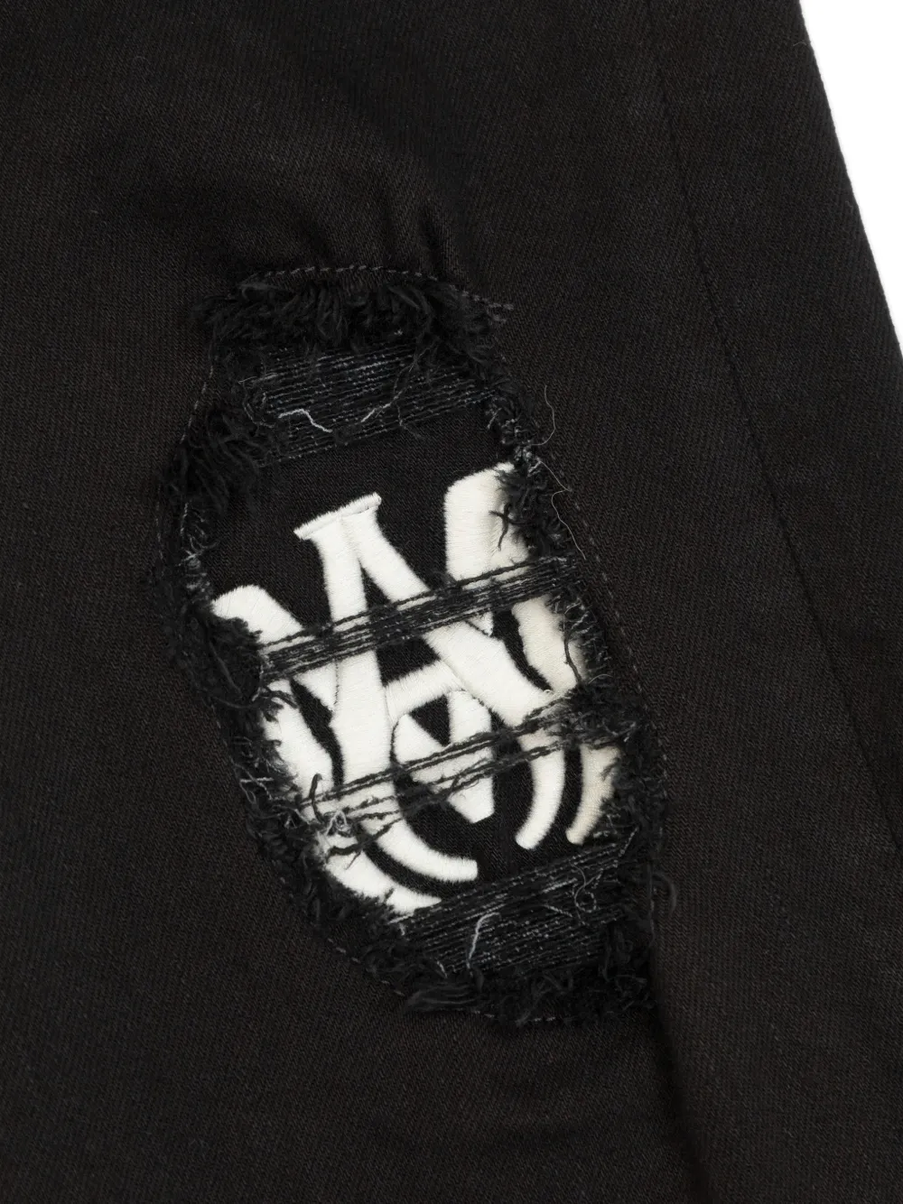  Amiri Kids Belt Loops Trousers - Black 