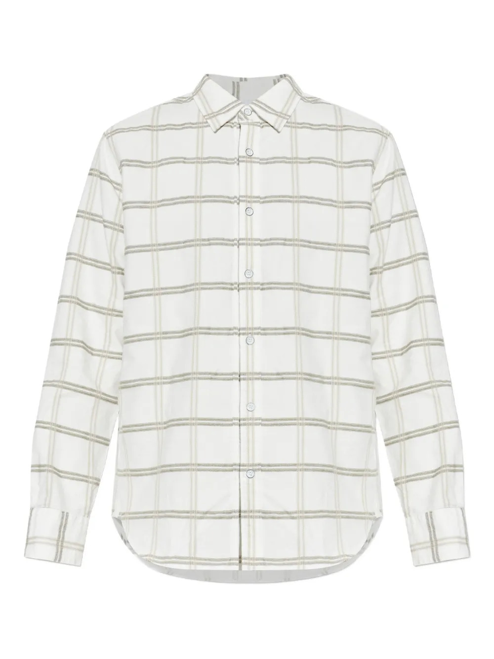 rag & bone plaid-pattern button-fastening shirt | Neutrals | Image 1