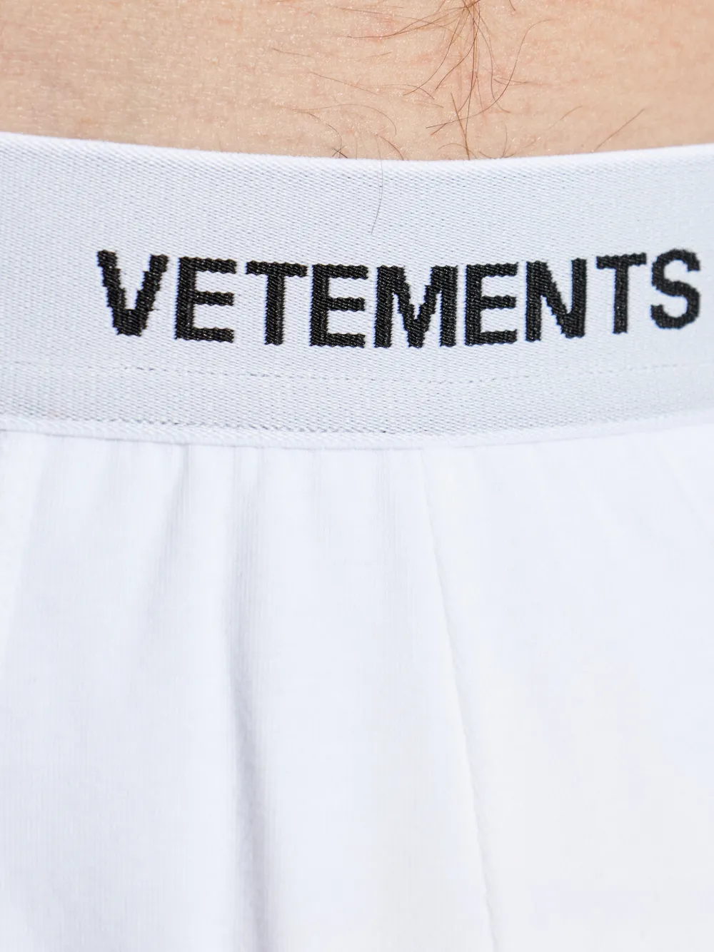 VETEMENTS Slip met logoband Wit