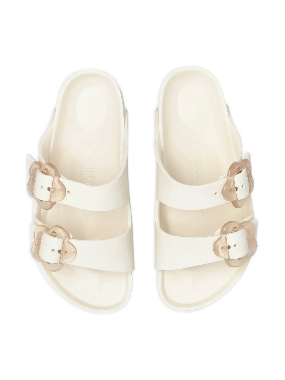 Birkenstock Kids Arizona sandalen met gespbandje Beige