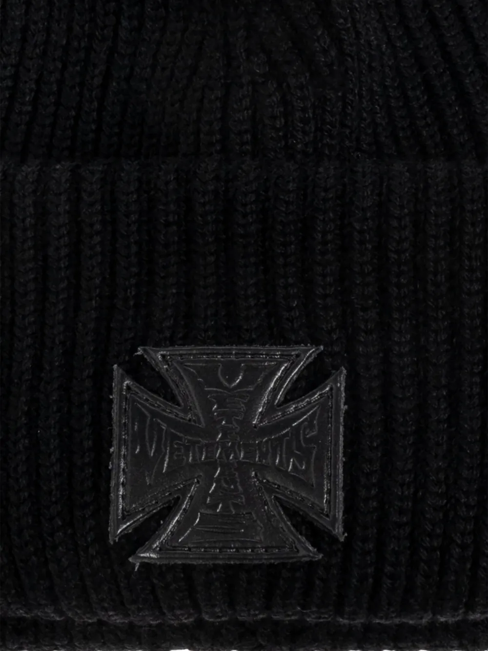 VETEMENTS Muts met logodetail Zwart