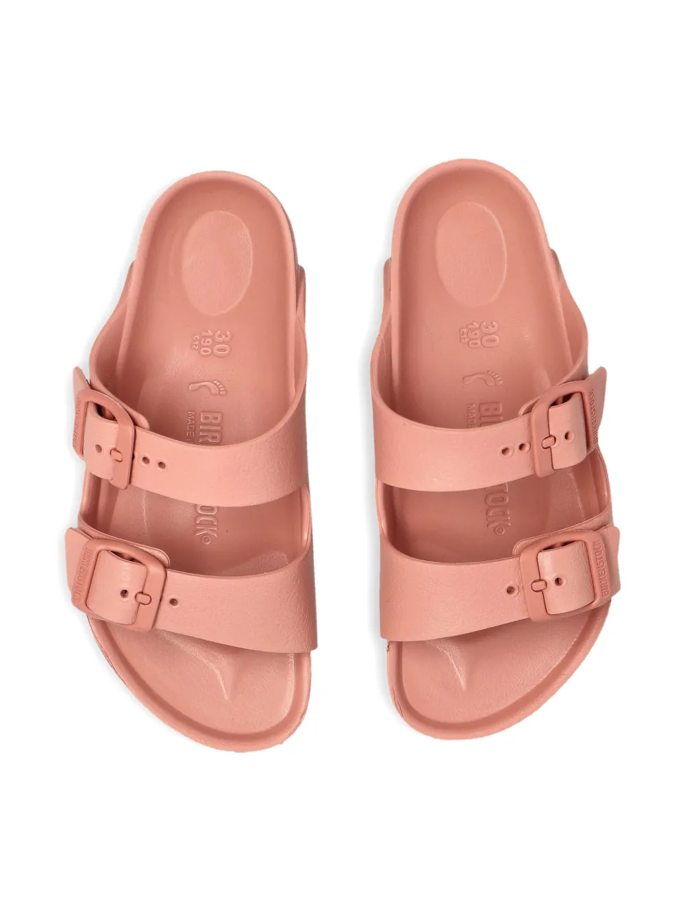 Birkenstock Kids buckle strap sandals Roze