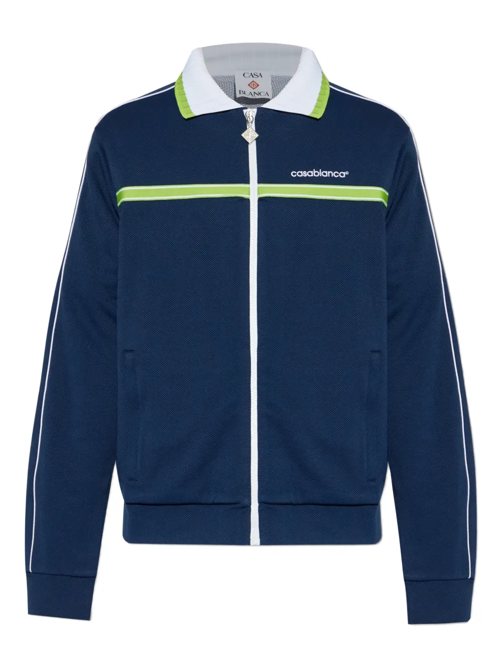 Casablanca logo-detail sweatshirt - Blu