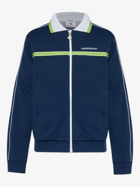 Casablanca sudadera con logo bordado y cierre
