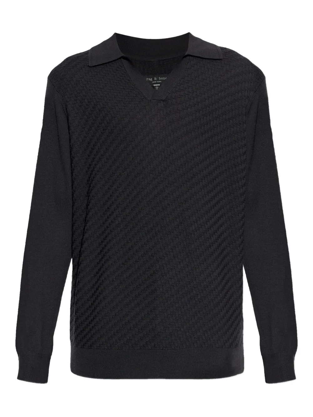 rag & bone Charles V-neck sweater | Black | Image 1