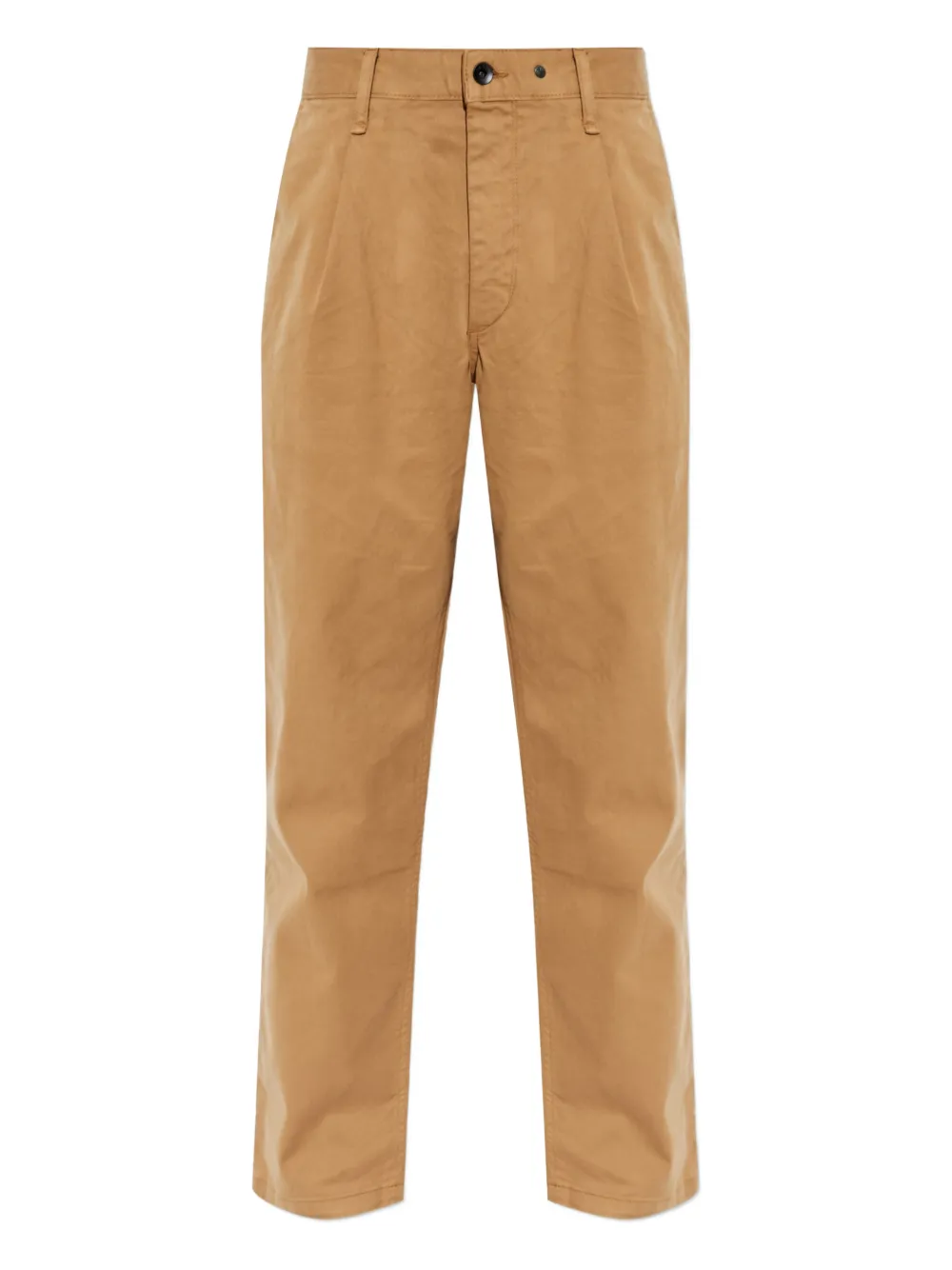 rag & bone Evan pleated chino trousers | Brown | Image 1