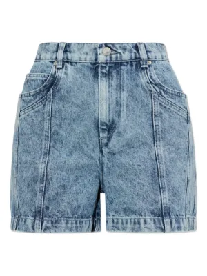 GANNI デニムショーツ | ブルー | FARFETCH JP