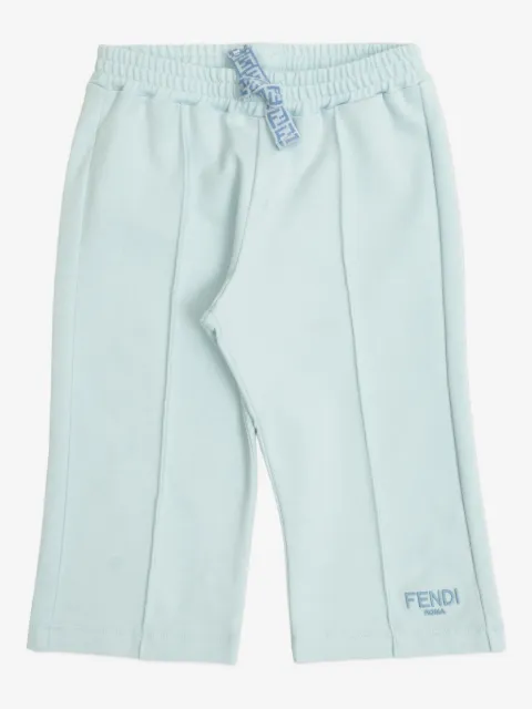 Fendi Kids drawstring-fastening logo-detail track pants