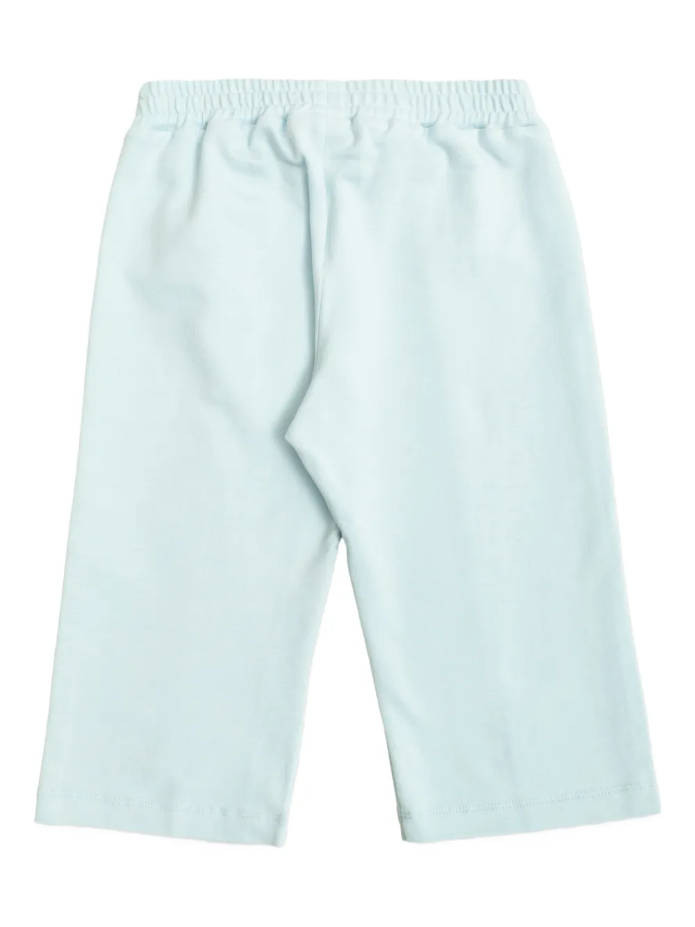 Fendi Kids Trainingsshorts met trekkoordsluiting en logodetail Blauw