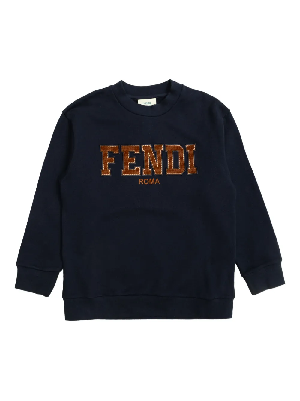 Fendi Kids long-sleeve sweatshirt - Blu
