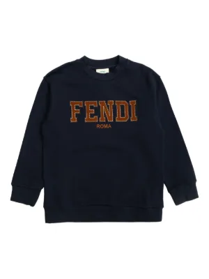 FENDI キッズ12+ 7-9号 スエット Fendi Kids モノグラム セーター | ブラウン | FARFETCH JP