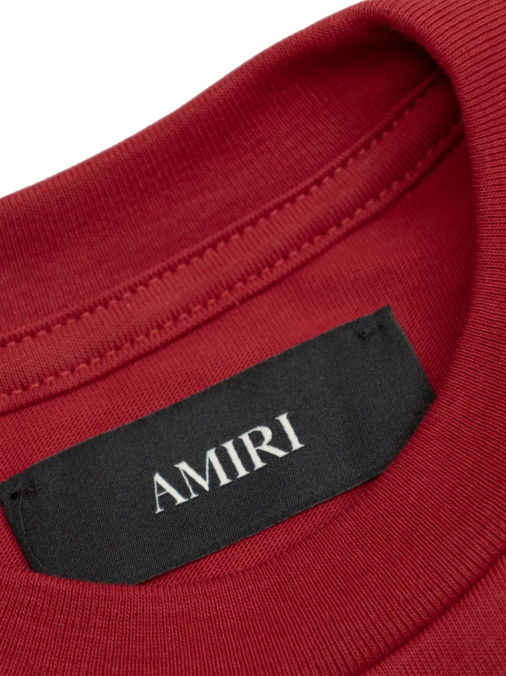  Amiri Kids Rhinestone Graphic T-shirt - Red 