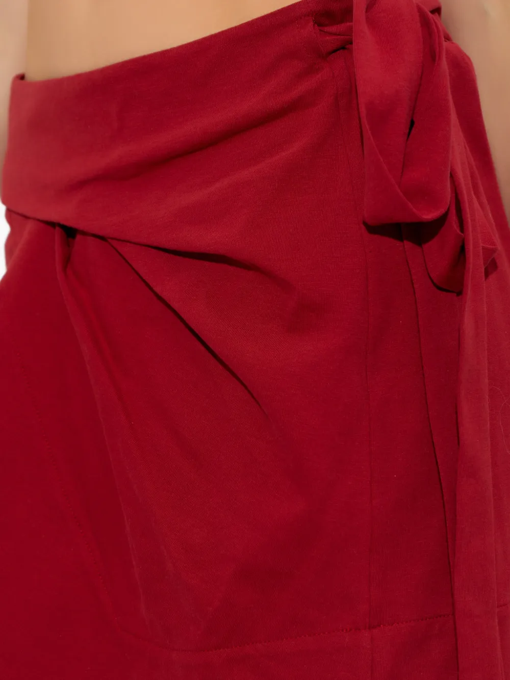 ISABEL MARANT Berenice mini-wikkelrok Rood