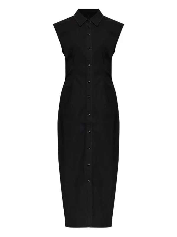 rag and bone black dress & Buttoned shirt-style Midi | For More Than Twenty