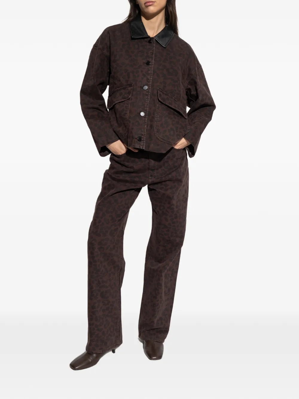 rag & bone leopard-print collar jacket | Skinnjackor | Image 2