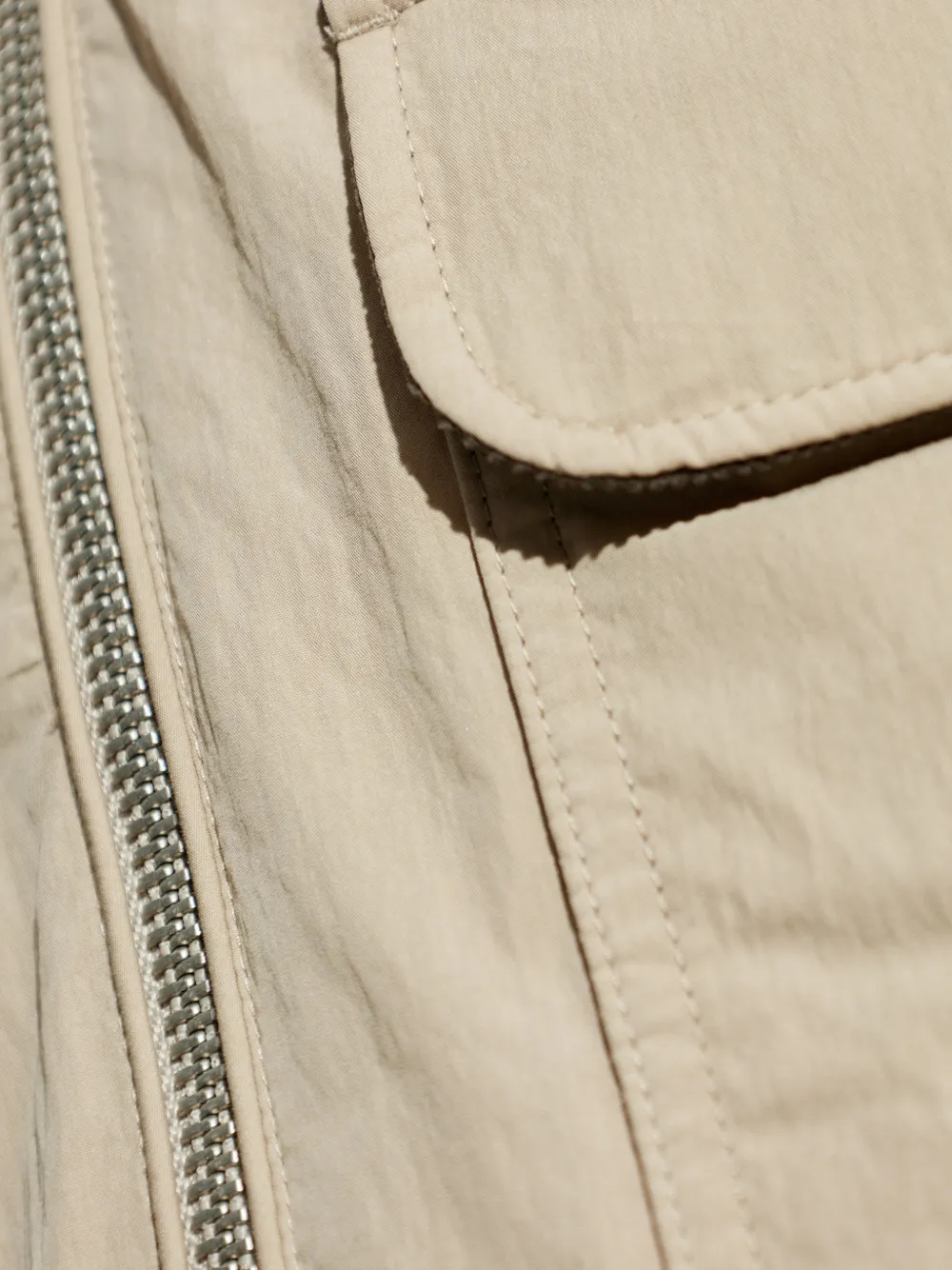 rag & bone Jack met zak op de kraag Beige