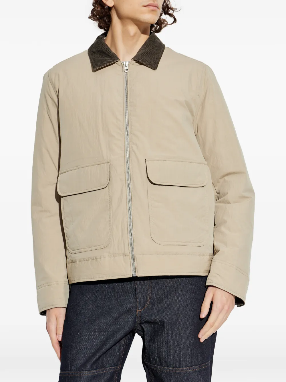  Rag & Bone Collar Pocket Jacket - Neutrals 
