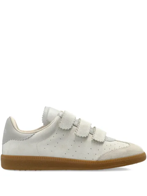 ISABEL MARANT scallop-trim strap sneakers