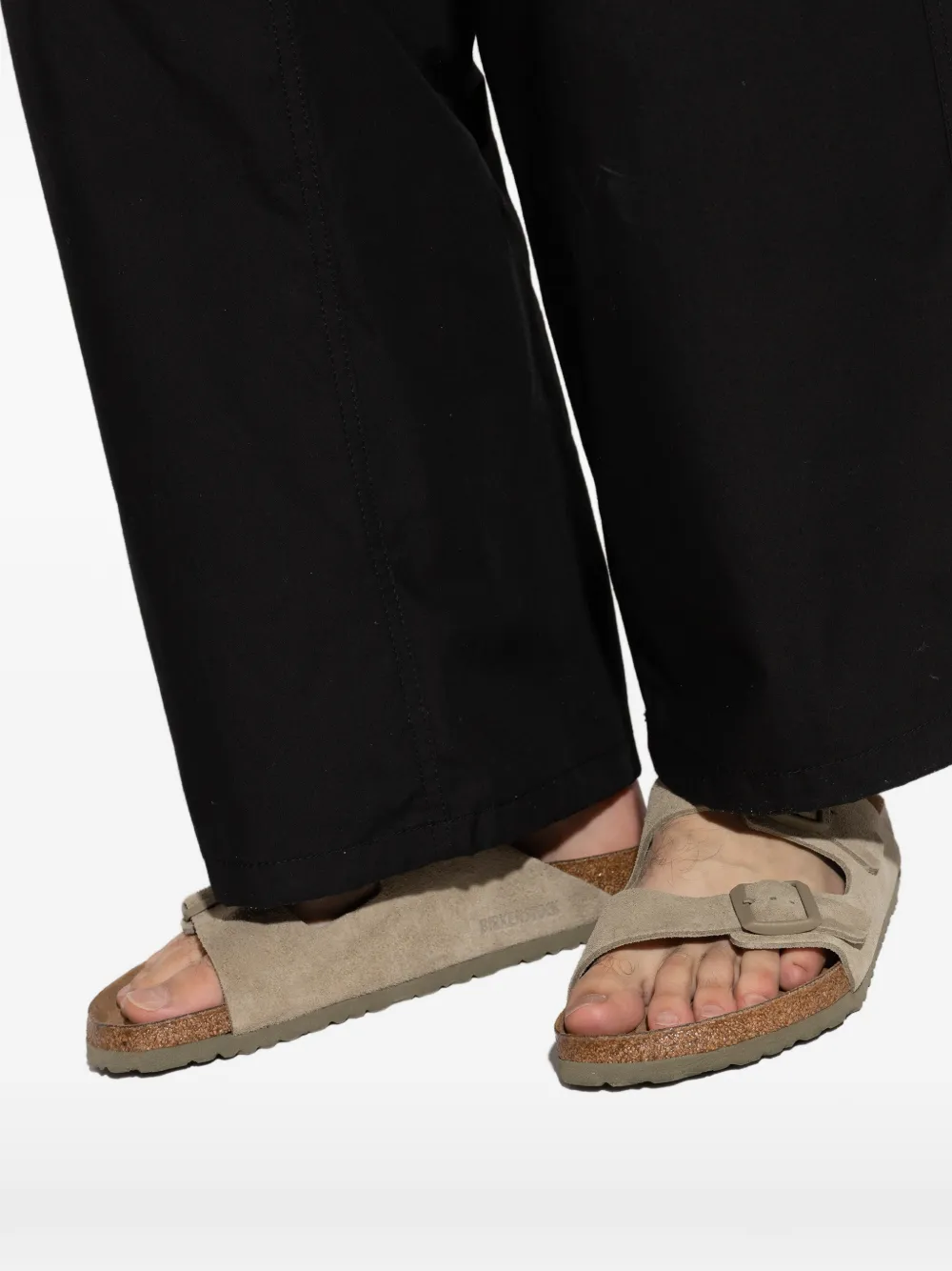 Birkenstock Arizona sandalen met gesp Groen