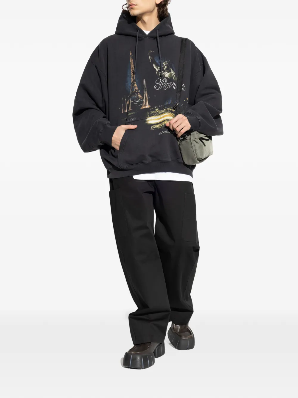 VETEMENTS graphic-print hoodie | Hoodies | Image 2