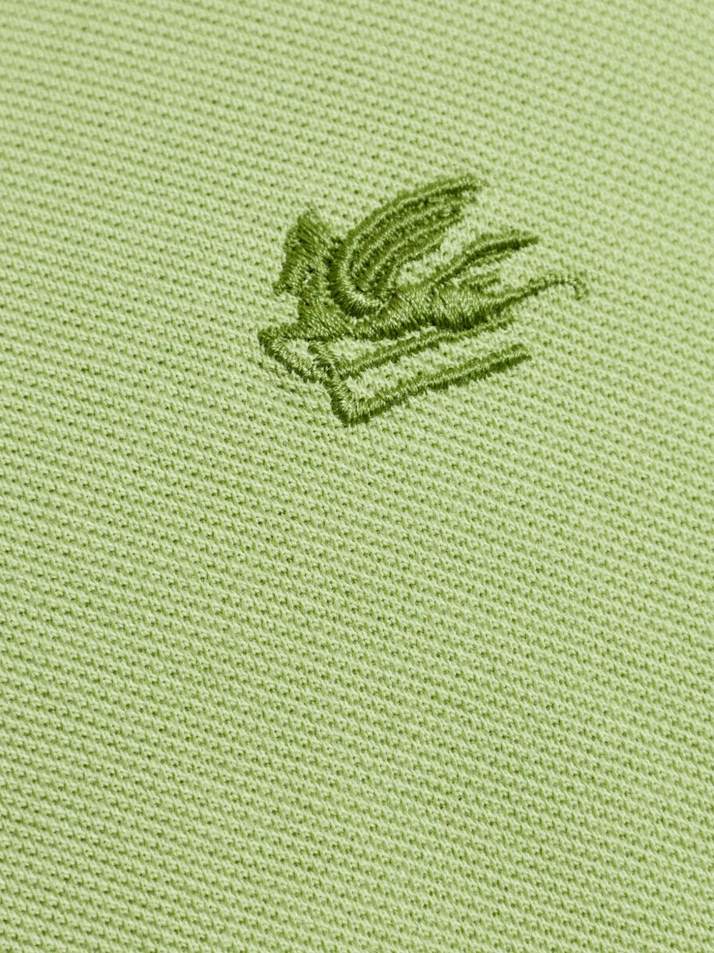 ETRO Poloshirt met geborduurd logo Groen