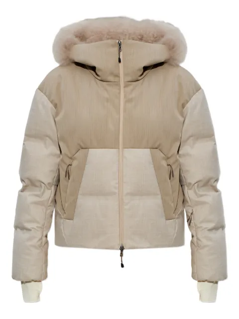 Sease fur-trimmed hooded jacket