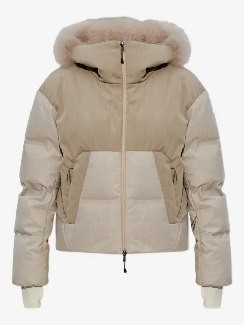 Sease fur-trimmed hooded jacket