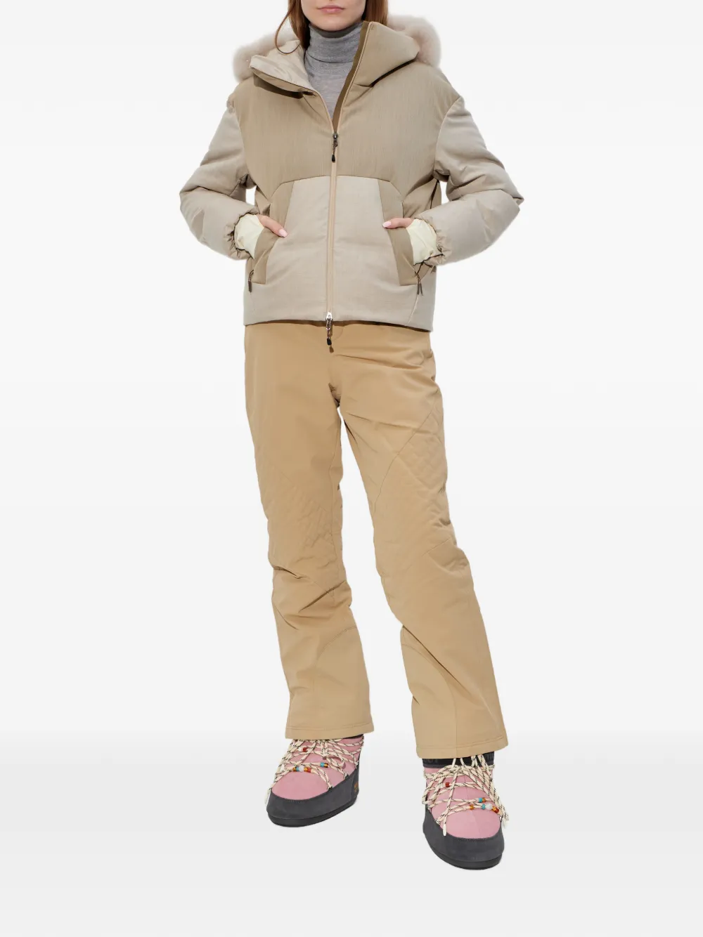 Sease fur-trimmed hooded jacket | Down Jackets | Image 2