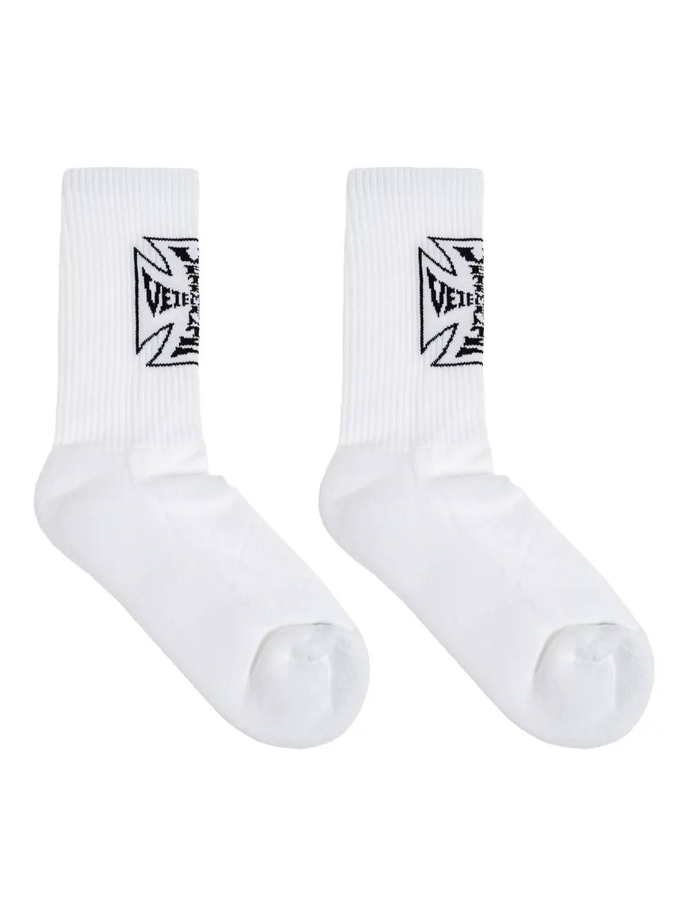 VETEMENTS intarsia socks | blanco | Image 1
