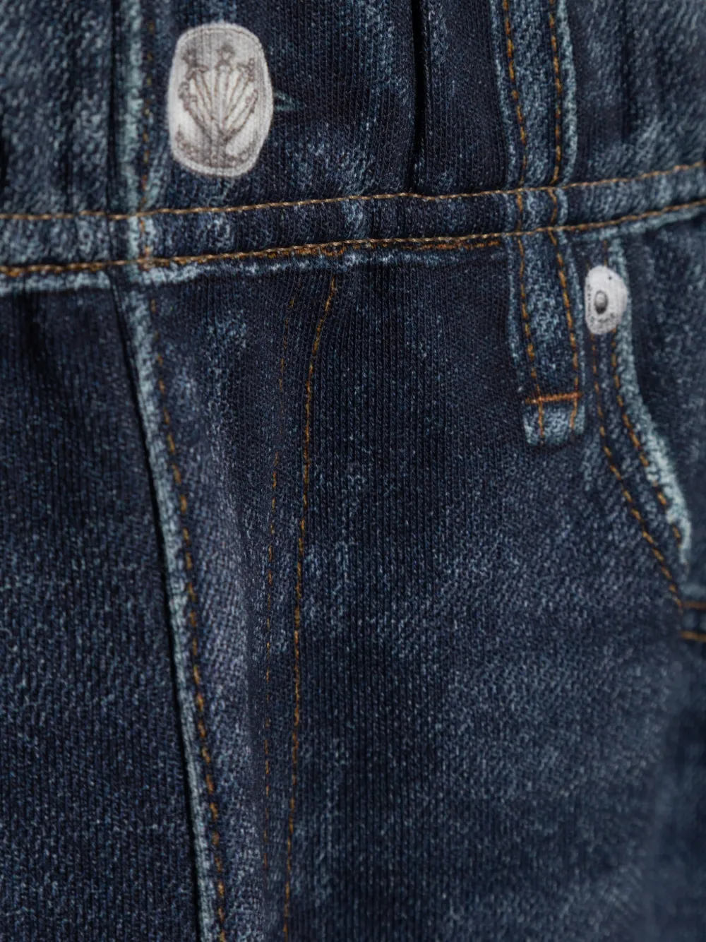 rag & bone Shorts met franje Blauw