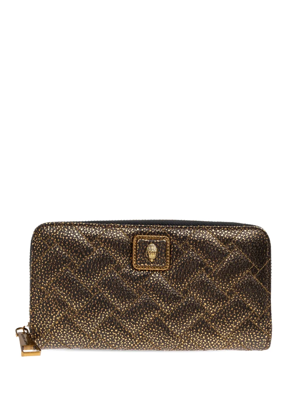 Kurt Geiger London quilted zip-fastening wallet - Nero